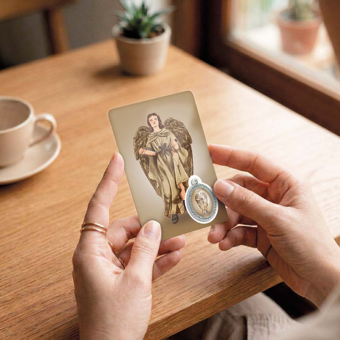 Cartão com oração de São Rafael 6