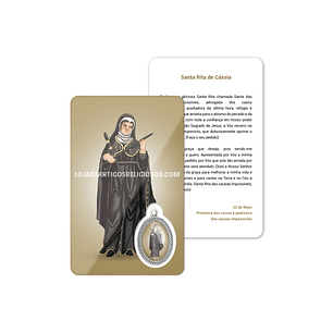 Tarjeta de oración de Santa Rita
