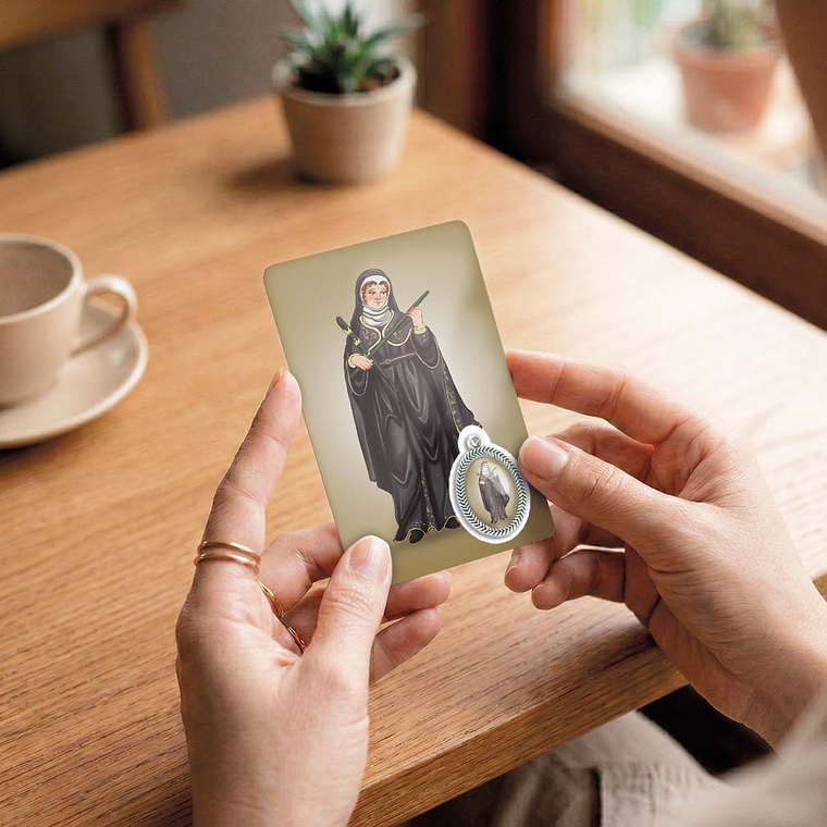 Cartão com oração Santa Rita 6