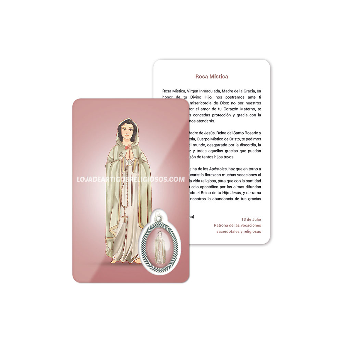 Mystique Rose prayer card 2