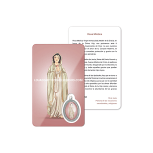 Mystique Rose prayer card
