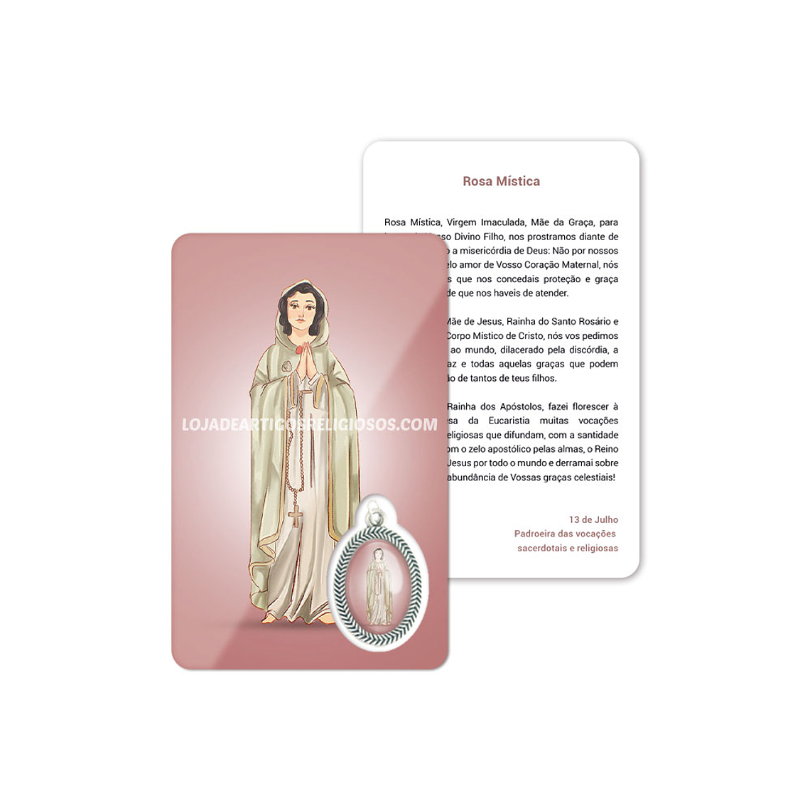 Mystique Rose prayer card 1