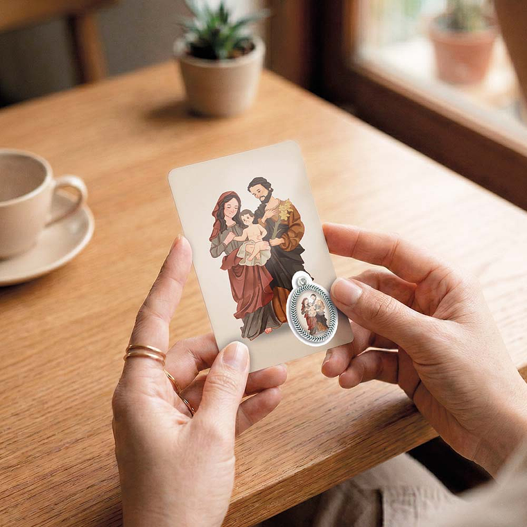 Holy Family prayer card 6