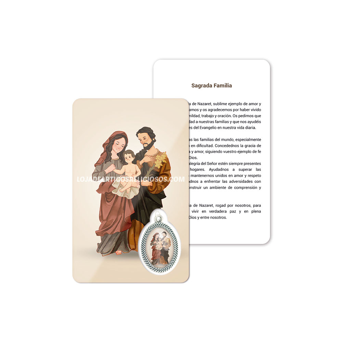 Holy Family prayer card 2