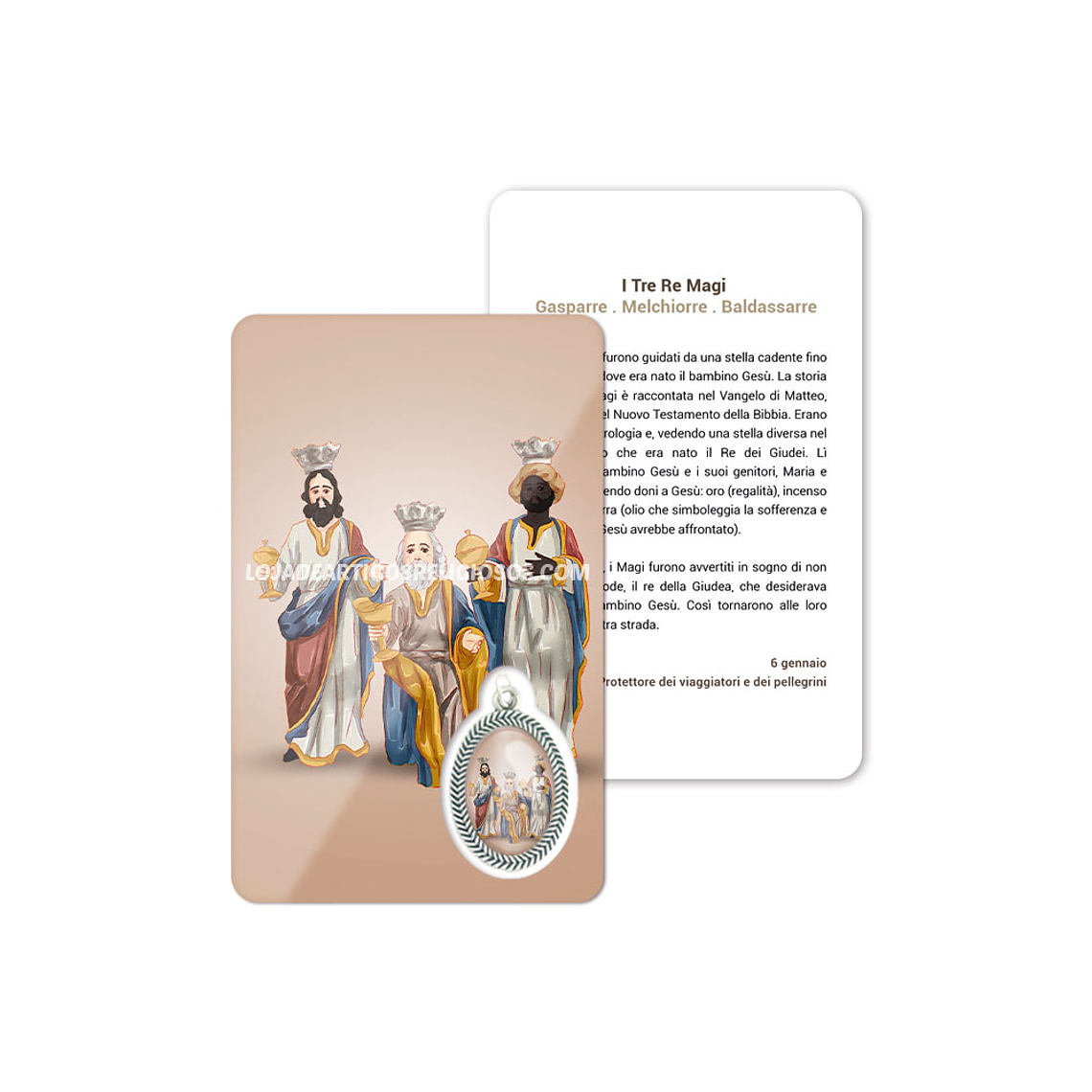 Cartão com oração dos Reis Magos 3