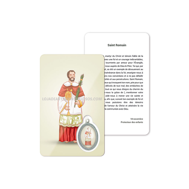 Biglietto con preghiera di San Romano 5