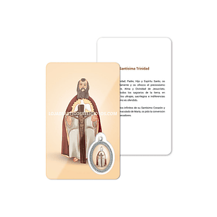 Holy Trinity prayer card