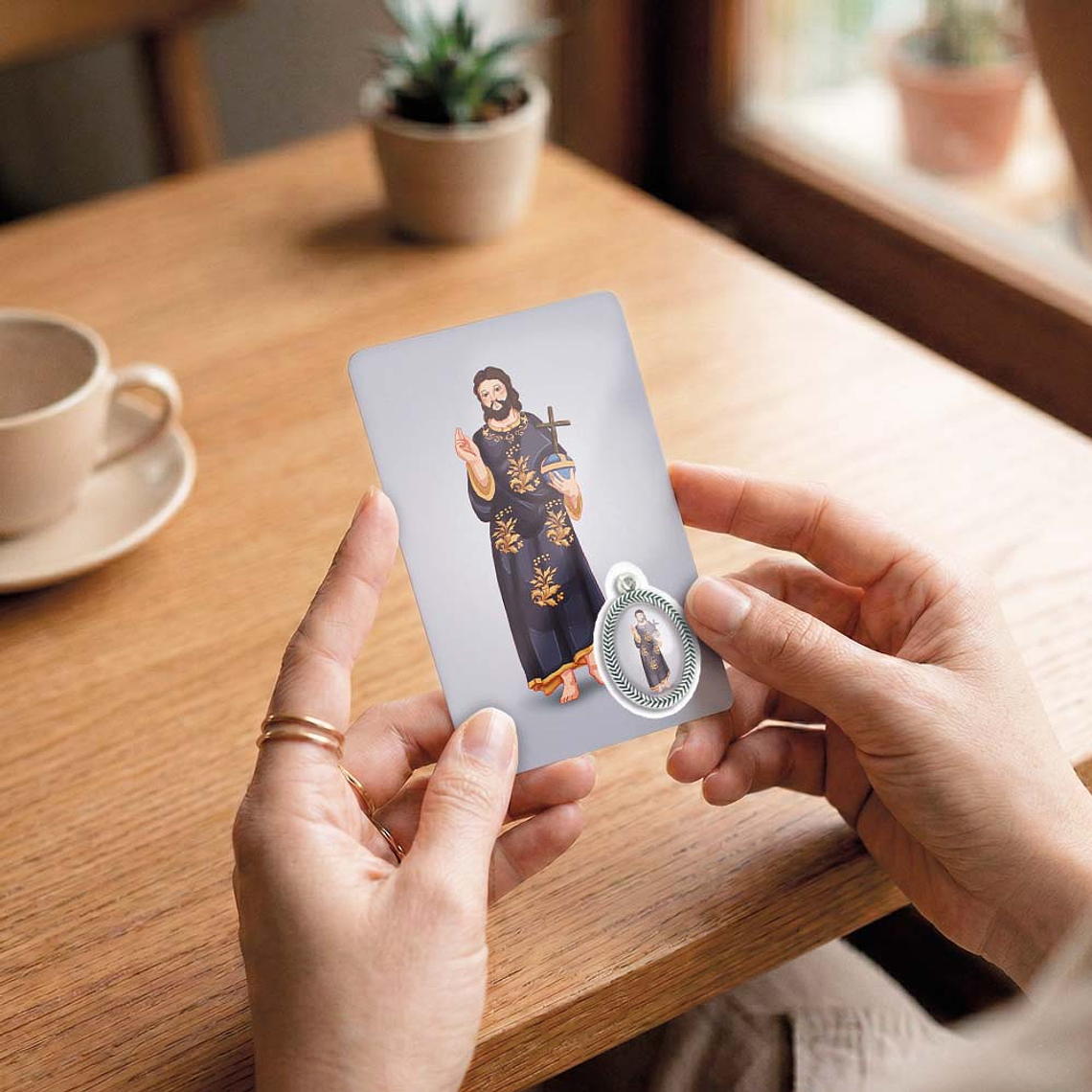 Carta con preghiera al Santissimo Salvatore. 6