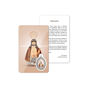 Saint Christ prayer card