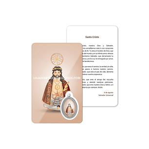Saint Christ prayer card