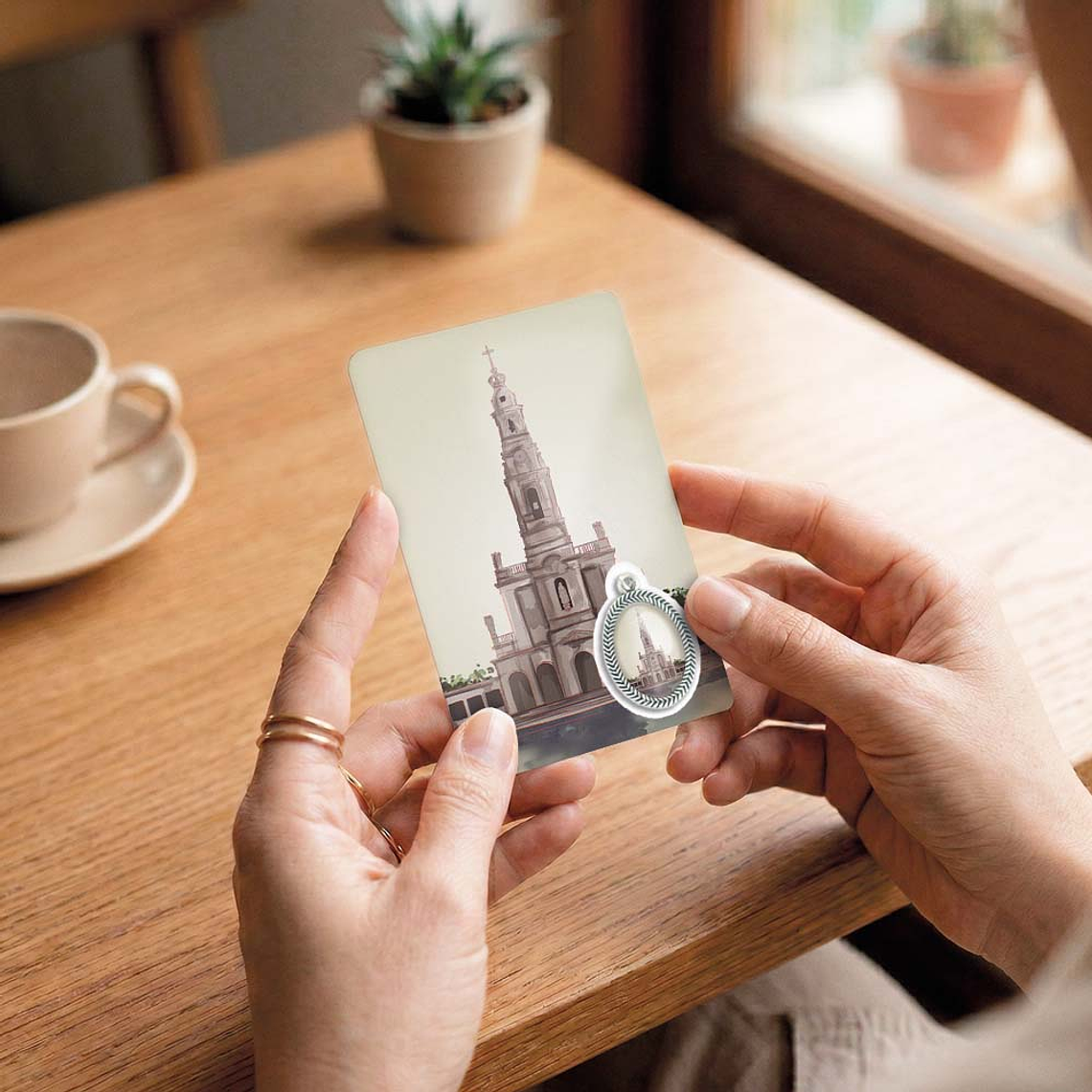 Biglietto con preghiera del Santuario di Fátima 6