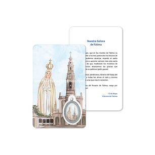 Fátima prayer card