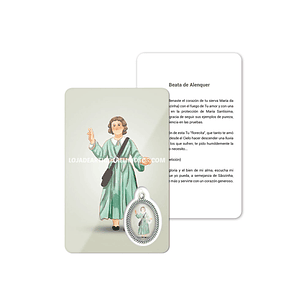 Blessed of Alenquer prayer card