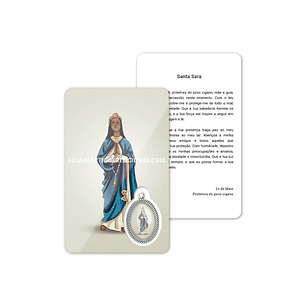 Saint Sarah prayer card