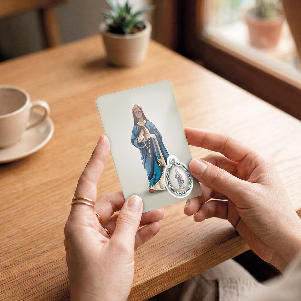 Biglietto con preghiera di Santa Sara 6