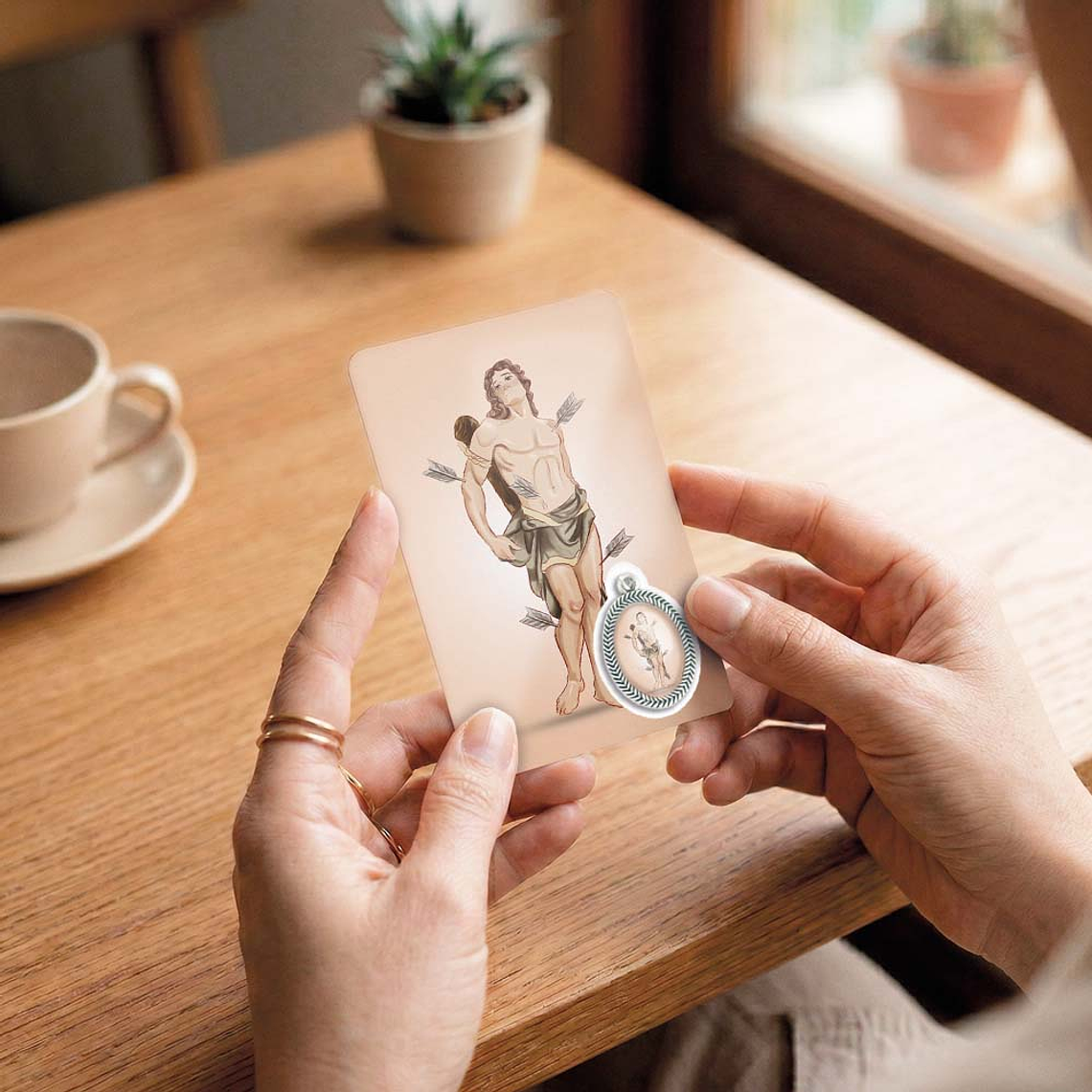 Biglietto con preghiera di San Sebastiano 6