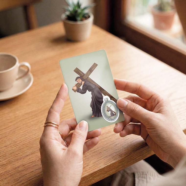 Cartão com oração de Nosso Senhor dos Passos 6