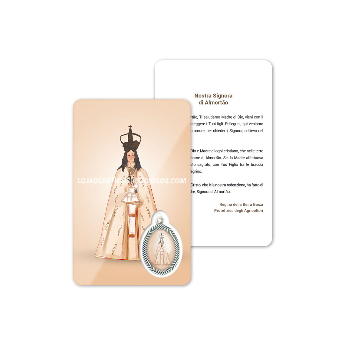 Biglietto con preghiera di Nostra Signora de Almortão 3