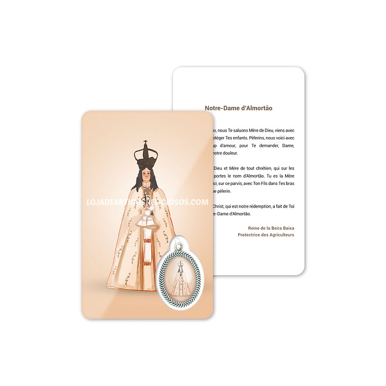 Biglietto con preghiera di Nostra Signora de Almortão 5
