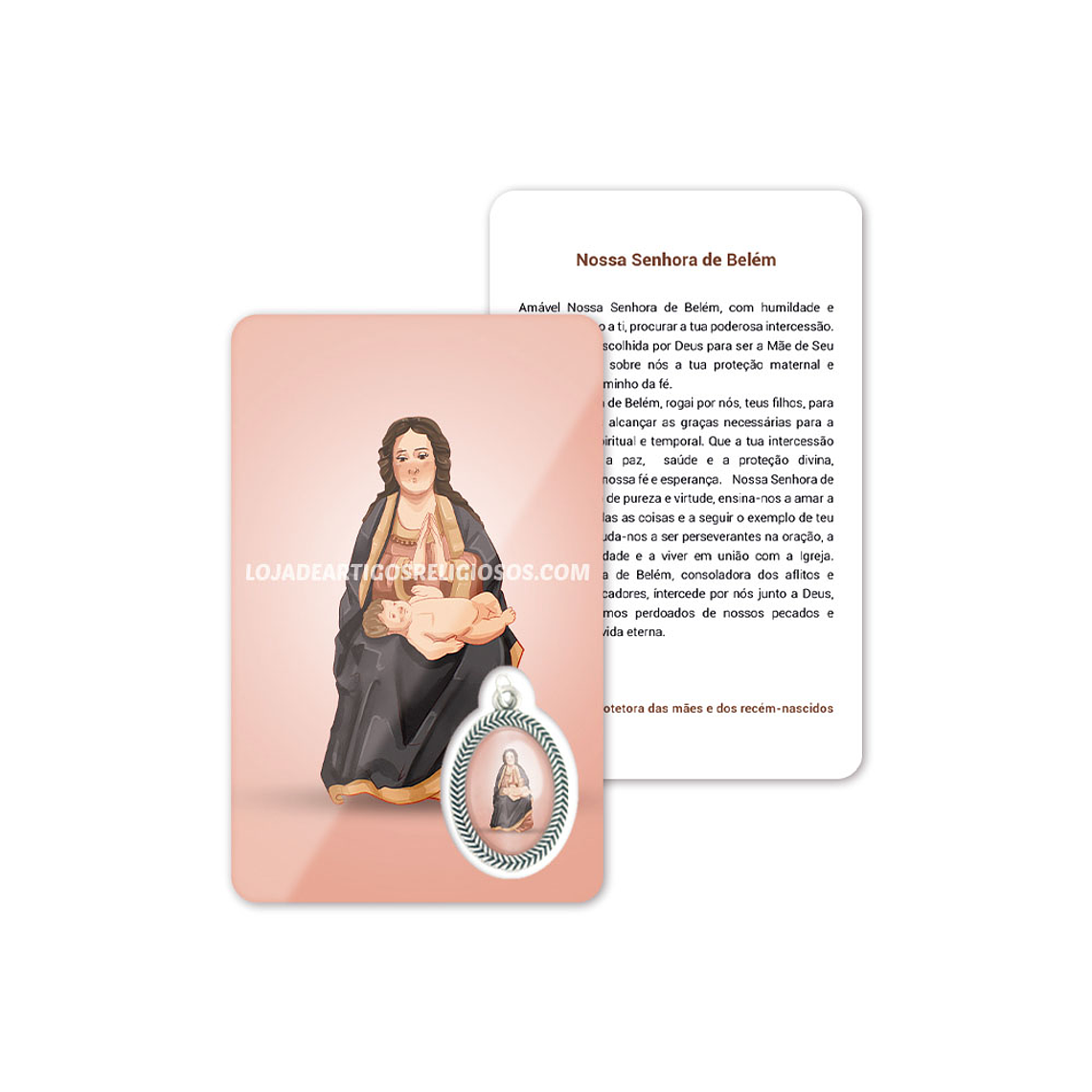 Biglietto con preghiera di Nostra Signora di Betlemme 1