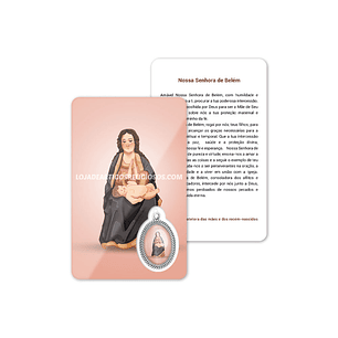 Biglietto con preghiera di Nostra Signora di Betlemme