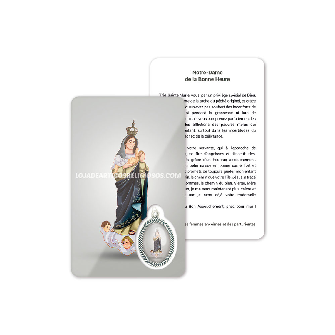 Biglietto con preghiera di Nostra Signora della Buona Ora 5