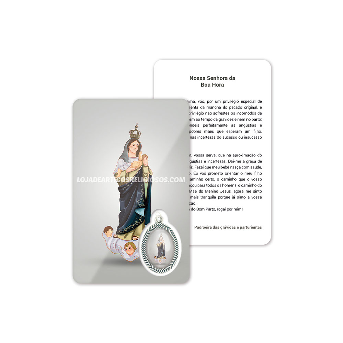 Biglietto con preghiera di Nostra Signora della Buona Ora 1