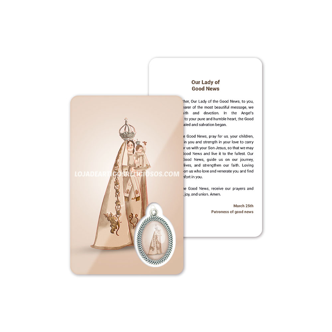 Carte de prière de Notre-Dame de la Bonne Nouvelle 4