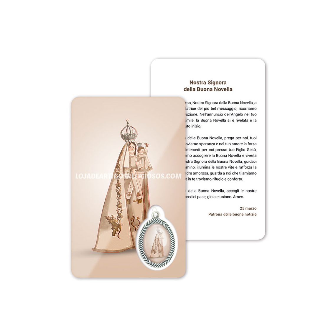 Carte de prière de Notre-Dame de la Bonne Nouvelle 3