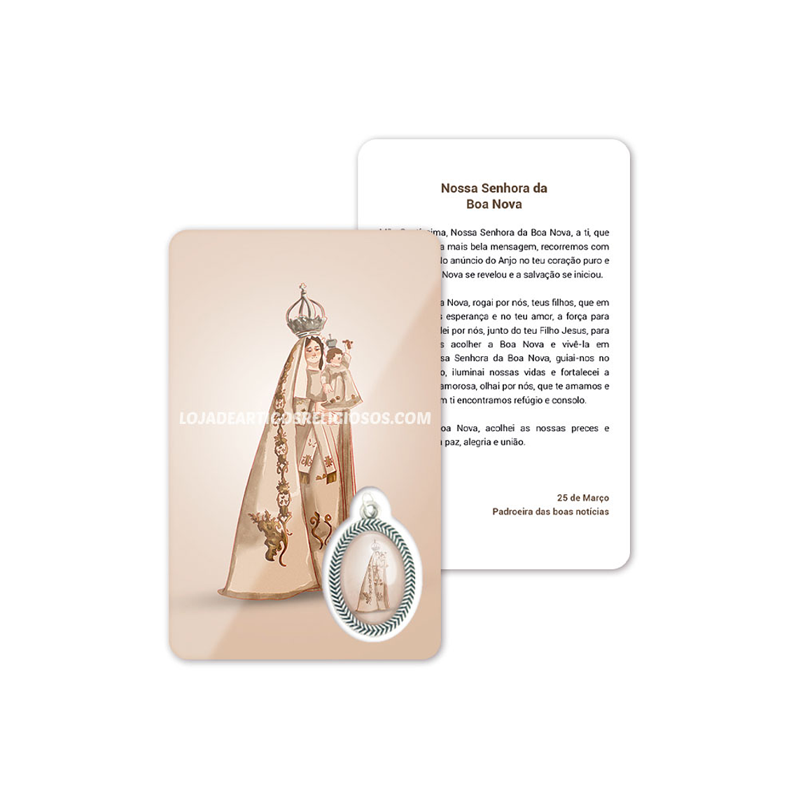 Carte de prière de Notre-Dame de la Bonne Nouvelle 1