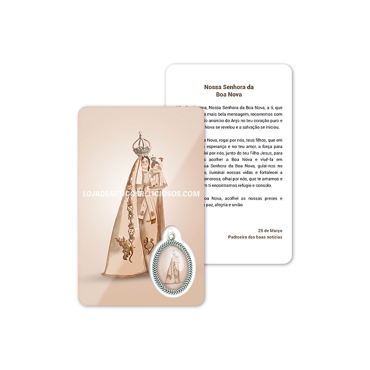 Carte de prière de Notre-Dame de la Bonne Nouvelle 1