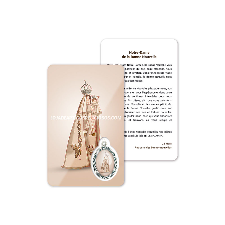 Carte de prière de Notre-Dame de la Bonne Nouvelle 5
