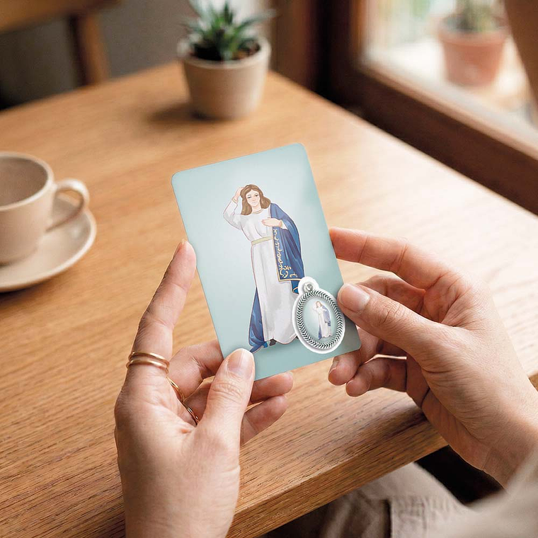 Tarjeta con oración de Nuestra Señora de la Cabeza 6