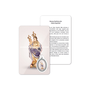 Carte de prière de Notre-Dame du Cap Espichel