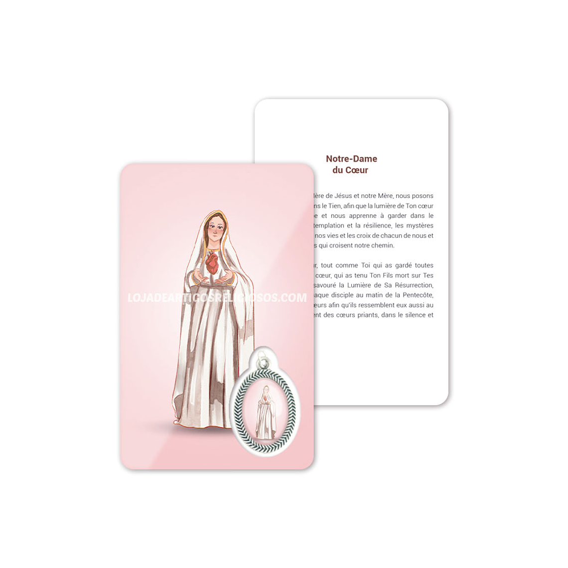 Our Lady of the Heart prayer card 5