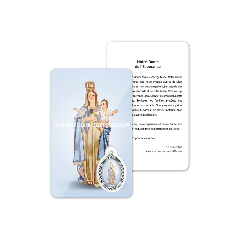 Our Lady of Hope prayer card 5