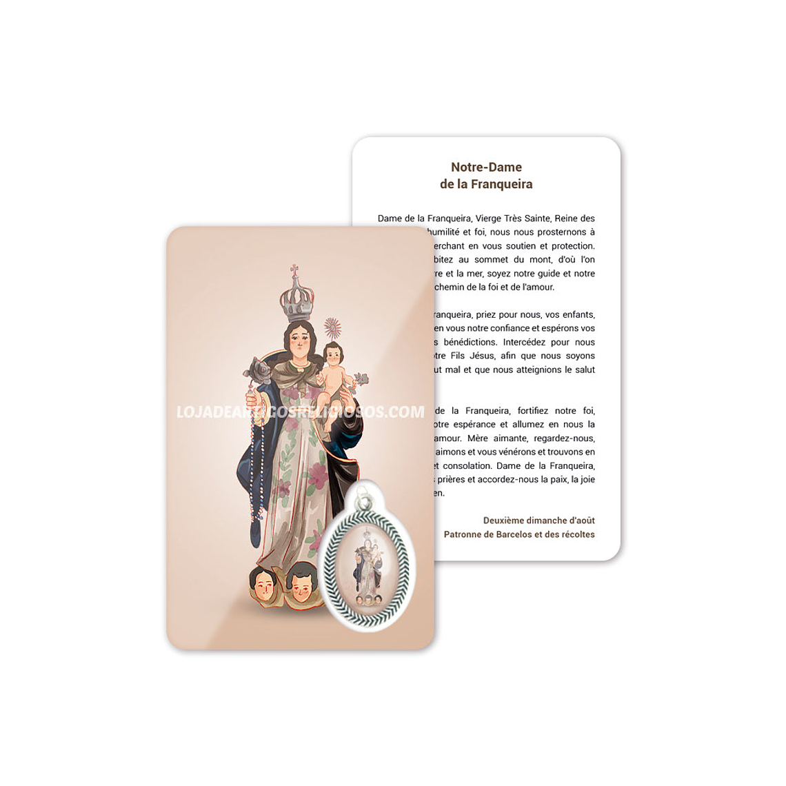 Our Lady of Franqueira prayer card 5