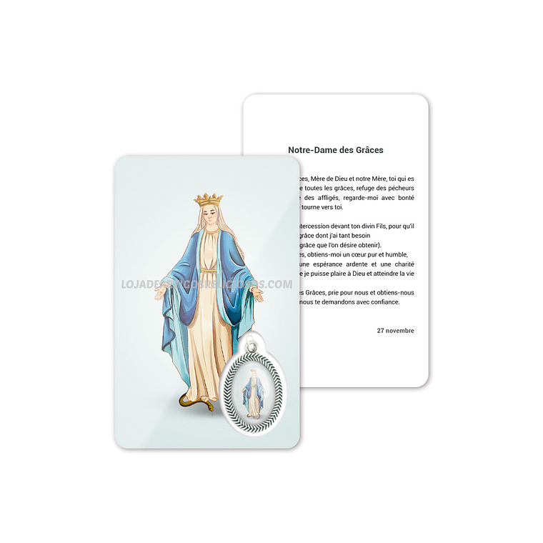 Our Lady of Graces prayer card 5