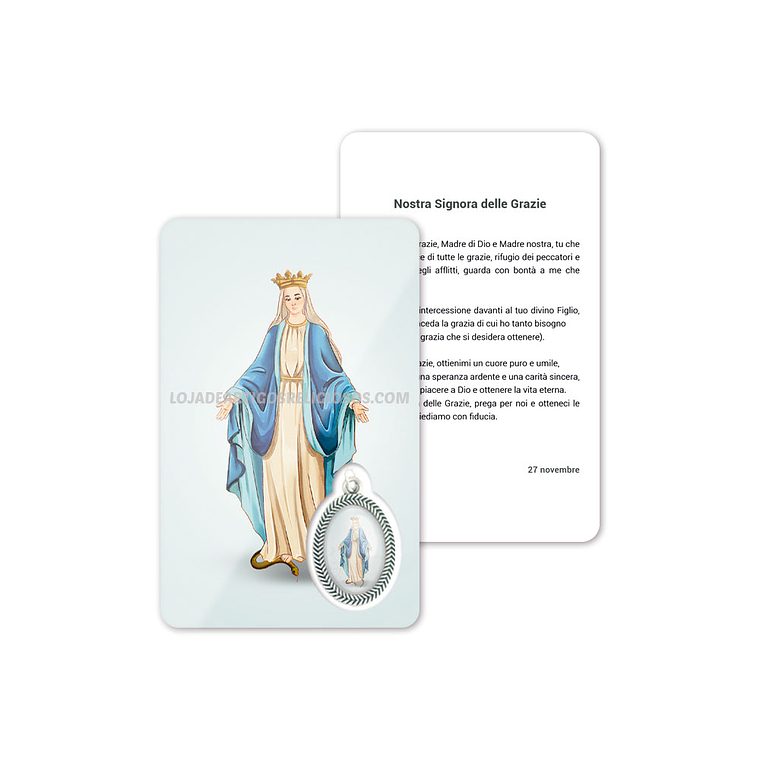Our Lady of Graces prayer card 3