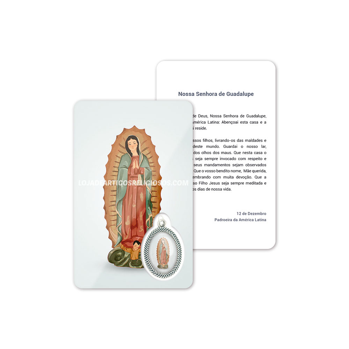 Our Lady of Guadalupe prayer card 1