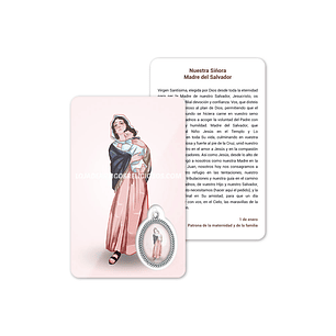 Our Lady Mother of the Savior prayer card
