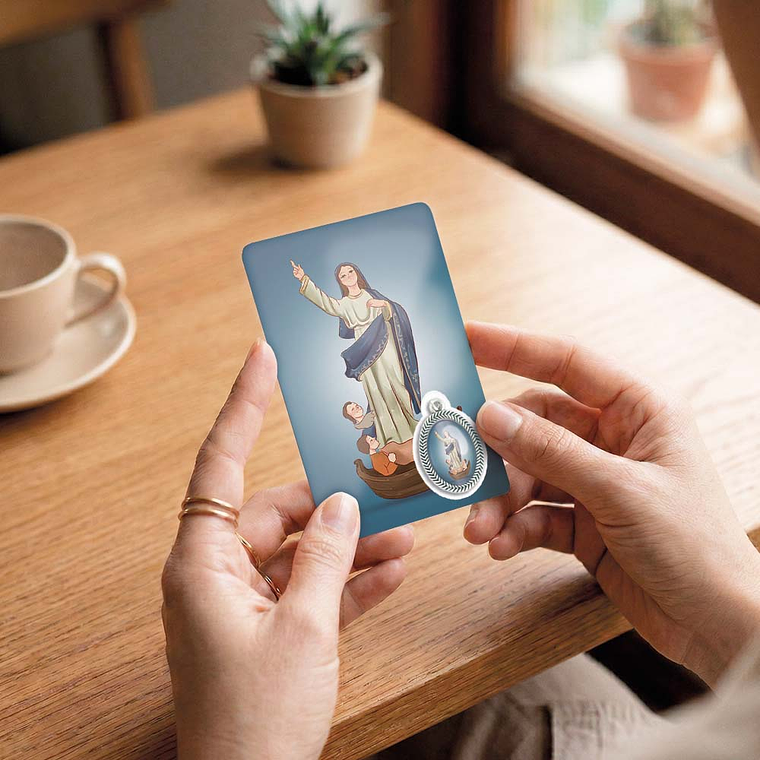 Cartão com oração de Nossa Senhora dos Navegantes 6