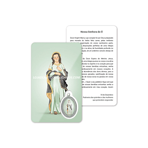 Our Lady of the O prayer card