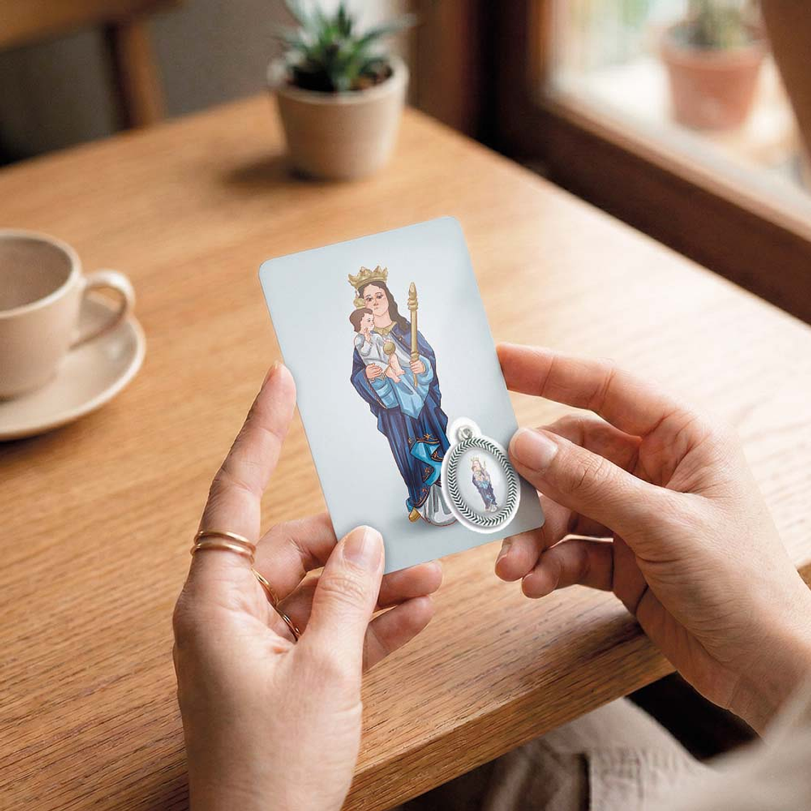 Tarjeta con oración de Nuestra Señora de los Milagros 6