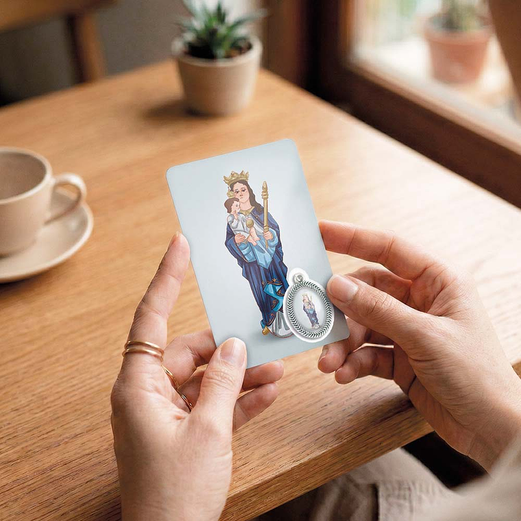 Tarjeta con oración de Nuestra Señora de los Milagros 6