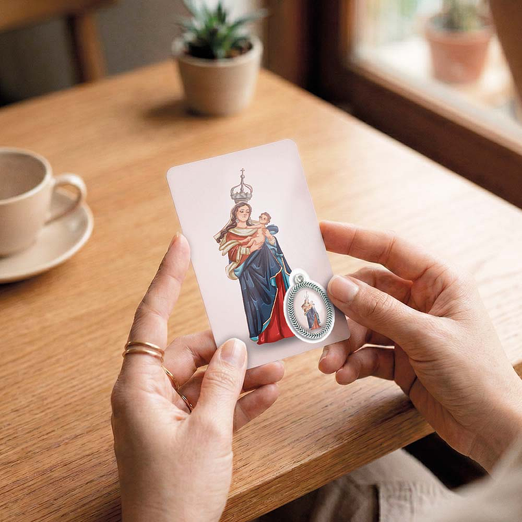 Tarjeta con oración de Nuestra Señora de Orada 6