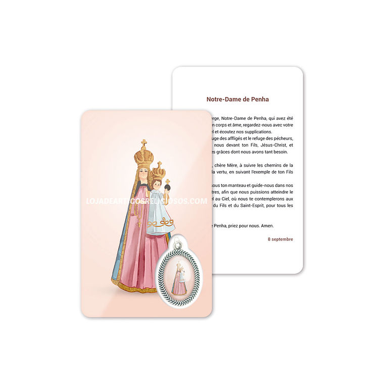 Cartão com oração de Nossa Senhora da Penha 5