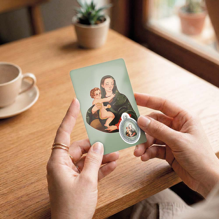 Tarjeta con oración de Nuestra Señora de la Pureza 6