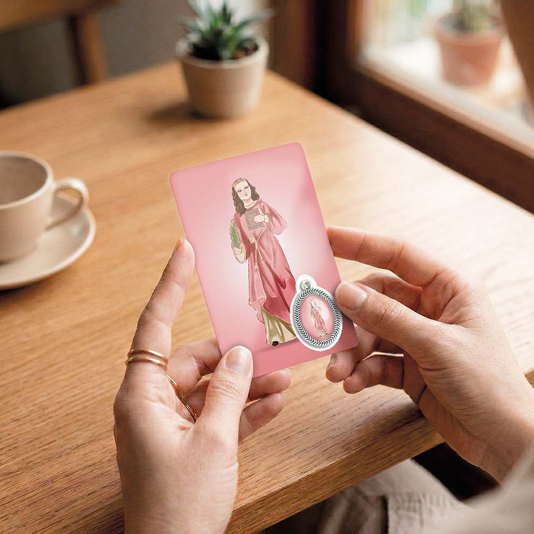 Biglietto con preghiera di Santa Susanna 6