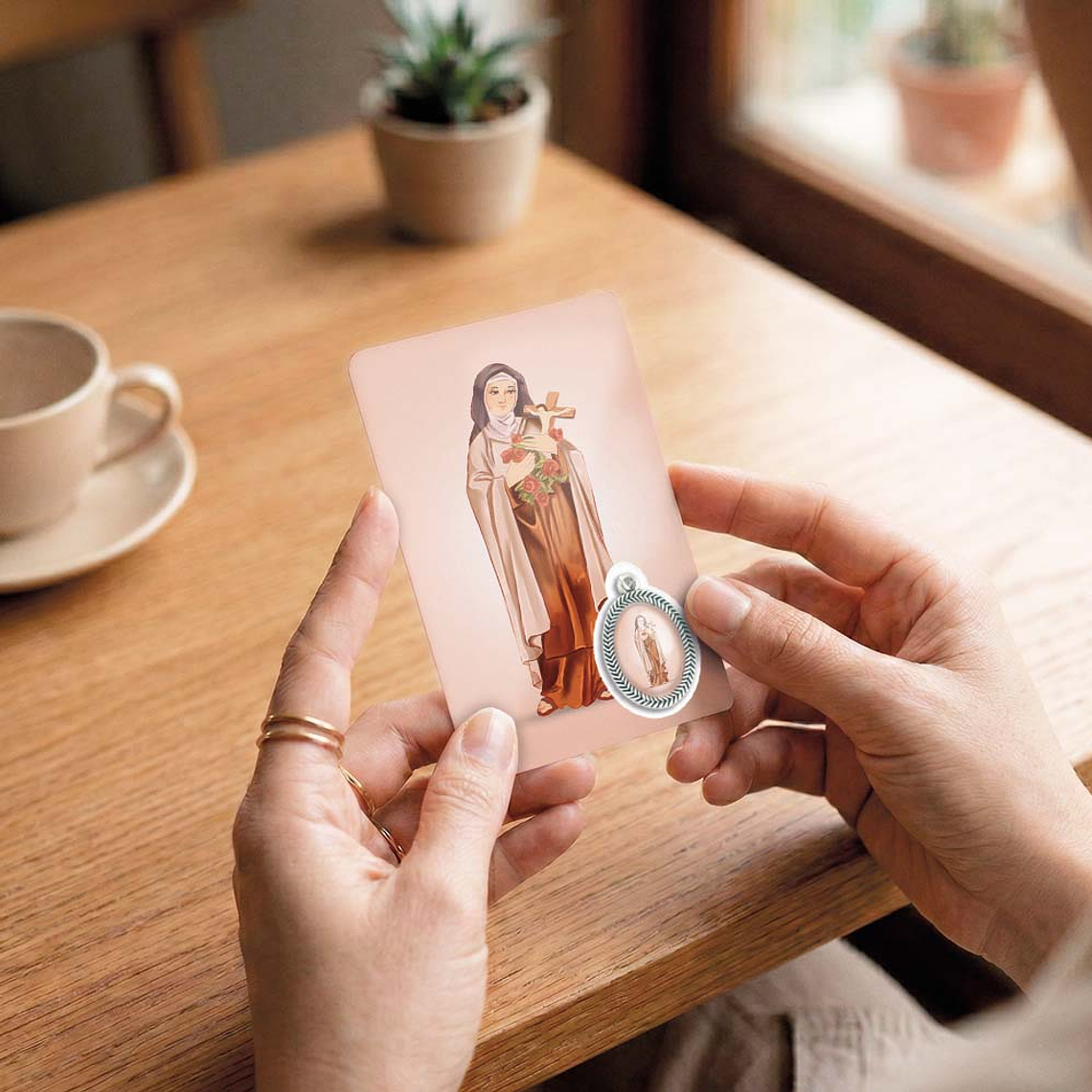 Carte de prière de Sainte Thérèse 6